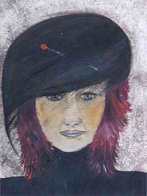 Die P&auml;pstin 2 (Selbstportrait)